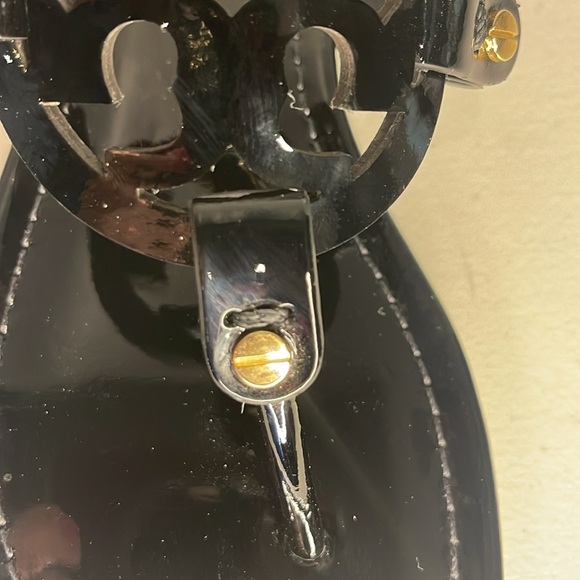 Tory Burch Miller Patent Perfect Balck Size 9 - Picture 7 of 16